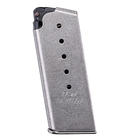[602686060127] Kahr Arms MK620 OEM  Stainless Detachable 6rd 9mm Luger for Kahr CM/PM/MK