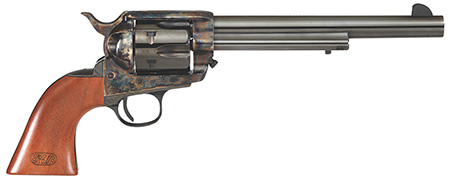 [844234240333] Cimarron PP514M00HN U.S. Calvary Henry Nettleton 45 Colt (LC) 6 Shot, 7.50" Blued Steel Barrel  &  Cylinder, Color Case Hardened Steel Frame, Walnut Grip, Exposed Hammer