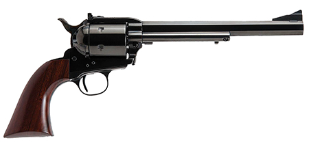 [844234129997] Cimarron CA360 Bad Boy  44 Rem Mag 6 Shot 8" Blued Octagon/Rifled Steel Barrel, Blued Cylinder, Blued Steel Frame, Walnut Army Grip, Exposed Hammer
