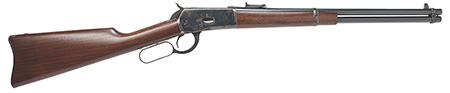 [814230015631] Cimarron AS612 1892 Carbine 45 Colt (LC) 10+1 20" Blued Round Barrel, Color Case Hardened Receiver, Walnut Furniture