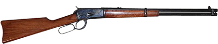[844234109012] Cimarron AS632 1892 Carbine Full Size 44 Mag 10+1 20" Blued Round Barrel, Color Case Hardened Steel Receiver Walnut Fixed Stock, Right Hand
