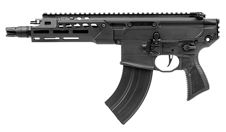 [798681682669] Sig Sauer PMCX762R7BLT MCX Rattler LT 7.62x39mm 28+1 7.75", Black, M-Lok Handgaurd, Picatinny Stock Adapter, OEM Polymer Grip, QD Suppressor Flash Hider, Flat Trigger, Adj. Piston