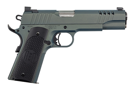 [602686422437] Auto-Ordnance 1911TCAC7 1911  45 ACP 7+1 5" Stainless Steel Barrel, Serrated Stainless Steel Slide, Northern Lights Cerakote Steel Frame w/Beavertail, Armor Black Cerakote Engraved Aluminum Grip