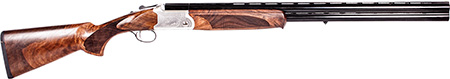[813393016134] ATI ATIGKOF12SVE Cavalry SVE 12 Gauge 3" 2rd 28" Blued O/U Barrel, Silver Engraved Metal Finish, Oiled Turkish Walnut Stock, Ejector, 5 Chokes