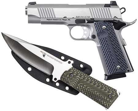 [761226090625] MAG DE1911C9SSK 1911 9MM C 4.33 W/KNF SS/BLK