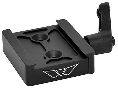 [656813106790] Warne 7955M ARCA Rail Adapter Skyline Black Anodized Steel