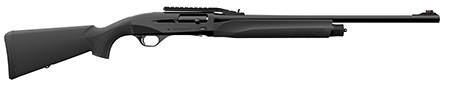 [193212028723] Retay USA GORSLBLK24 Gordion  Slug 12 Gauge 3" 4+1 24" Black Vent Rib Barrel, Stainless Aluminum Receiver, Fixed w/Pistol Grip Black Synthetic Stock