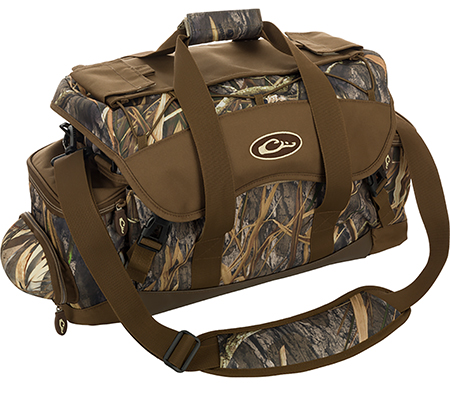 [659601276019] Drake Waterfowl DA2020022 Blind Bag Refuge Mossy Oak Bottomland HD-2 Heavy Duty Nylon Duffle Bag Zipper Closure