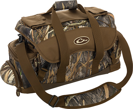 [659601276064] Drake Waterfowl DA2030022 Blind Bag Refuge Mossy Oak Bottomland Heavy Duty Nylon Extra Large Duffle Bag Zipper Closure