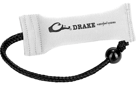 [659601276583] Drake Waterfowl GD1000WHT Firehose Bumper  White Polyester 9" Small