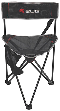 [661120103424] Bog-Pod 1117130 Triple Play  Chair, 3 Legs, Black, Steel Frame, Exterior Pocket