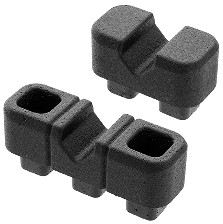 [840815145790] Magpul MAG1367-BLK DAKA Block Kit V-Block, Includes Double V-Block (2)  &  Triple V-Blocks (2), Black Polypropylene, Fits Magpul DAKA Cases/Organizer Systems