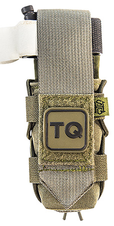 [849954029237] High Speed Gear 11TQ00OD TACO  Tourniquet Pouch, OD Green Nylon with Velcro Closure, Fits MOLLE, Compatible with Most Windlass-Style Tourniquets, Includes TQ Patch