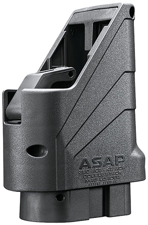 [051525000211] Butler Creek BCA2XSML ASAP Universal Mag Loader Double Stack Black Polymer Multi-Caliber