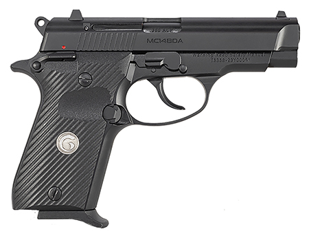 [741566906800] EAA GIRSAN 390815 MC14BDA  380 ACP 13+1 3.80" Black Steel Barrel, Black Serrated Steel Slide, Black Aluminum Frame w/Beavertail, Black Polymer Grip