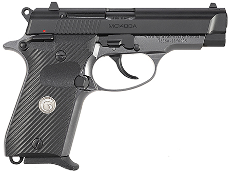 [741566906909] Girsan 390817 MC14BDA  380 ACP 13+1 3.80" Black Steel Barrel, Black Serrated Steel Slide, Stainless Aluminum Frame w/Beavertail, Black Polymer Grip