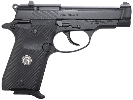[741566906916] EAA GIRSAN 390825 MC14G84  380 ACP 13+1 3.80" Black Steel Barrel, Black Serrated Steel Slide, Black Aluminum Frame w/Beavertail, Black Polymer Grip