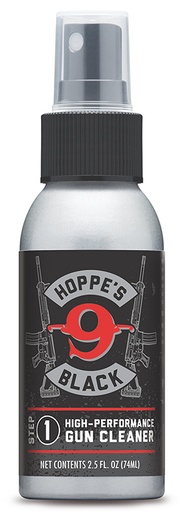 [026285000191] Hoppe's HBC2 Black Gun Cleaner Removes Oil Grease  &  Dirt 2.50 oz. Aluminum Pump Bottle