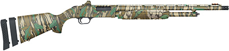 [015813546843] Mossberg 54684 500 Super Bantam Turkey 20 Gauge 5+1 3" 20", Mossy Oak Green Leaf, Optic Cut Rec, Synthetic Stock with Adj. Shims, XF Turkey Choke, Includes Holosun Red Dot