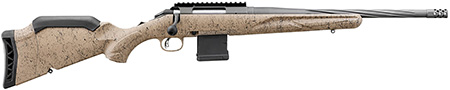 [736676469208] Ruger 46920 American Ranch Gen II 300 Blackout 10+1 16.10" Cobalt Cerakote Spiral Threaded Barrel, Picatinny Rail Steel Receiver, Flat Dark Earth Splatter Adjustable Synthetic Stock