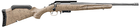 [736676469215] Ruger 46921 American Ranch Gen II 7.62x39mm 5+1 16.10" Cobalt Cerakote Spiral Threaded Barrel, Picatinny Rail Steel Receiver, Flat Dark Earth Splatter Adj Comb Synthetic Stock