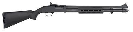 [015813506748] Mossberg 50674 590  12 Gauge Pump 3" 8+1 20" Matte Blued Steel Barrel, Matte Blued Drilled  &  Tapped Receiver, M-LOK Handguards, Black Fixed Synthetic Stock