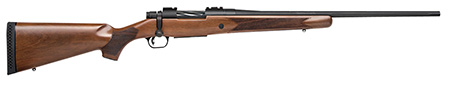 [015813281379] Mossberg 28137 Patriot Walnut Full Size 350 Legend 4+1 22" Matte Blued Fluted Barrel, Matte Blued Stainless Steel Receiver Drilled  &  Tapped, Walnut Fixed Stock, Right Hand