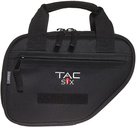 [026509011101] Tac Six 10940 Battalion Handgun Case 10" Long Black Neoprene Holds 1