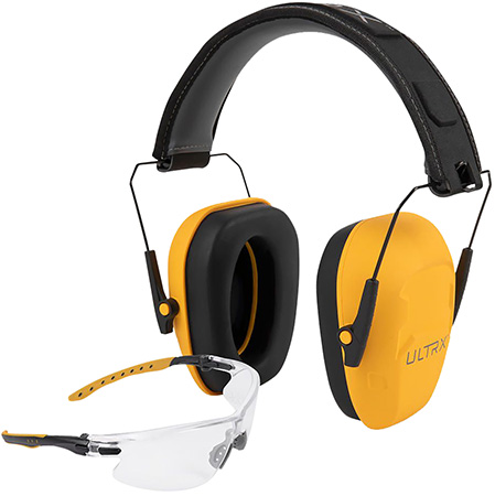 [026509078036] Allen 4156 Shield Ear  &  Eye Protection Combo 23 dB Yellow