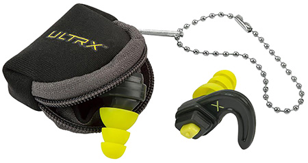 [026509075837] Allen 4103 Shift Adjustable Protection Ear Plugs 12-25 dB Gray/Yellow Lightweight