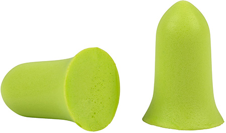 [026509077619] Allen 4128 Tapered Foam Ear Plugs 32 dB Lime Green 50 Pair