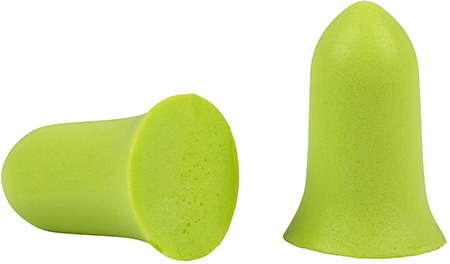 [026509077640] Allen 4131 Tapered Foam Ear Plugs 32 dB Lime Green 25 Pair