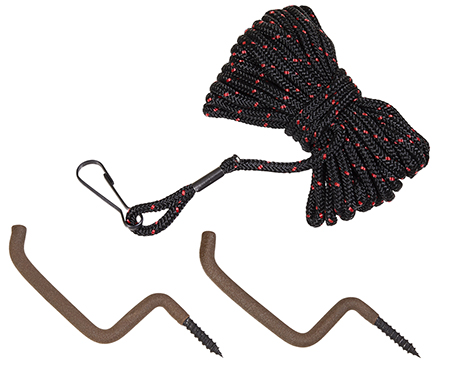 [026509000549] Allen 54 Bow  &  Gun Rope Treestand Black/Red 20' Long Includes 2 Hangers