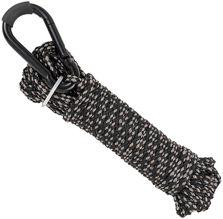 [026509076391] Allen 7248 Reflective Hoist Rope  Black 25' Long