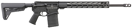 [736676056125] Ruger 5612 SFAR  6.5 Creedmoor 20+1 20" Black Threaded Barrel, Black Hard Coat Anodized Picatinny Rail Aluminum Receiver, 15" M-LOK Handguard, Black Synthetic Magpul SL Stock, Black Magpul Grip