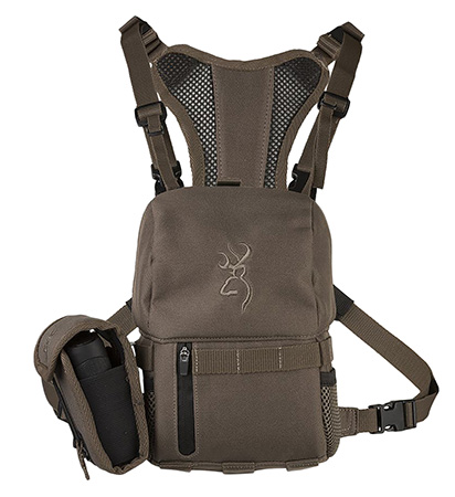 [023614987765] Browning 12987 Speed Bino Hub Major Brown Harness Style 3.25"
