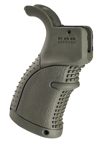 [7290105944801] FAB Defense FXAGR43G AG-43 Rubberized Pistol Grip for M16/M4/AR-15  Olive Drab Green