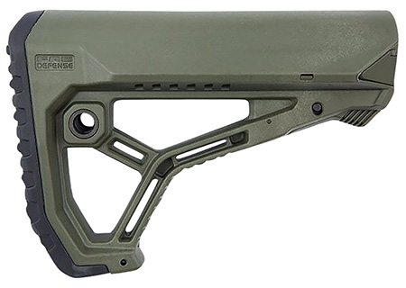 [7290105945969] FAB Defense FXGLCOREG AR15/M4 Buttstock for Mil-Spec and Commercial Tubes  Olive Drab Green