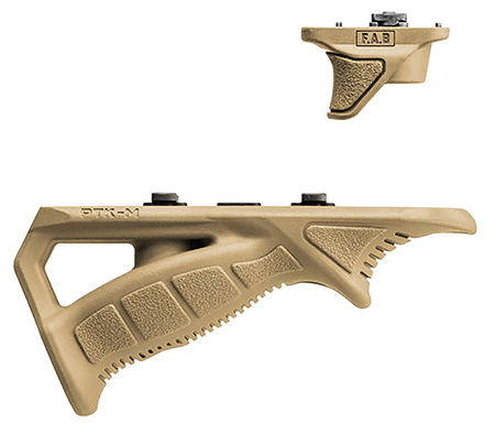 [7290111586675] FAB Defense FXPTKMCT PTK-M Rubberized M-LOK Compatible Ergonomic Pointing Grip Combo Pack  Flat Dark Earth