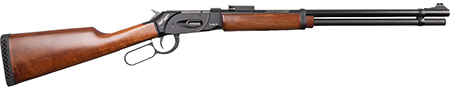 [643477863558] Gforce Arms GFLVR410S Saddlehorn  Lever 2.50" 9+1 24" Black Steel Barrel, Black Picatinny Rail Aluminum Receiver, Fixed Walnut Stock