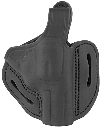 [816161025956] 1791 Gunleather RVHX2SSBLR RVHX-2S  OWB Size 02S Stealth Black Leather Fits Up to 3" Barrel, K/L-Frame, Belt Slide Right Hand
