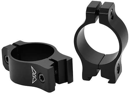 [656813108367] Warne V420M Rimfire Rings Vapor Matte Black Aluminum 1" Tube Low Vertical Split 3/8" Dovetail 0 MOA