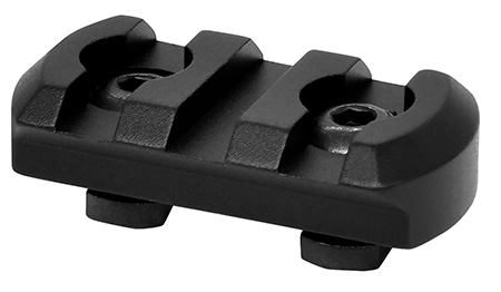 [656813107506] Warne 6201M M-LOK 3 Slot Black Anodized Aluminum
