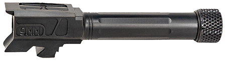 [816341025936] Faxon Firearms GB910N43SGQT Match Series  9mm Luger Compatible w/Glock 43/43X, Fluted Threaded Black Nitride Stainless Steel