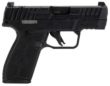 [818004024416] IWI US M9SLIM13E MASADA Slim Elite 9mm Luger 13+1 3.10" Button-Rifled Barrel, Optic Ready/Serrated Slide, Black Polymer Frame w/Picatinny Rail, Black Textured Grip, Ambidextrous