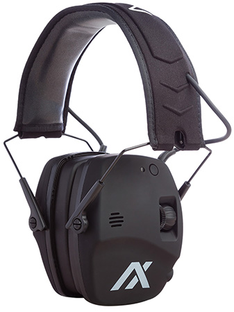 [694536665347] Axil LLC TRACKRBTB TRACKR Blu Earmuffs 27 dB Black, Bluetooth Enabled