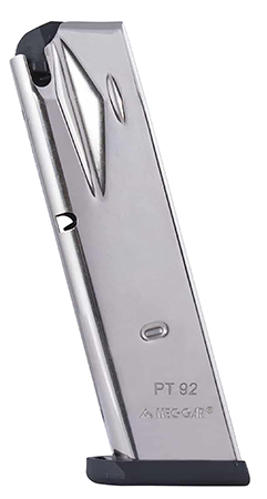 [765595440623] Mec-Gar PT9215N Taurus 15rd 9mm Luger, Fits Taurus PT99/PT92 Nickel
