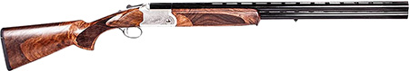[813393016127] ATI ATIGKOF410SV Cavalry  410 Gauge Break Open 3" 2rd, 26" Matte Blued Over/Under Vent Rib Barrel, Silver Engraved Aluminum Receiver, Fixed Oiled Turkish Walnut Walnut Stock