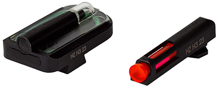 [613485590357] HiViz GLFD21 FastDot  H3 Sight Set for Glock Red Fiber Optic Front Sight-Green Tritium Rear Sight