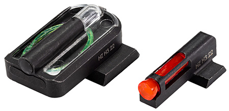 [613485590425] HiViz SG320FD21 FastDot  H3 Sight Set for SIG P320 Red Fiber Optic Front Sight-Green Tritium Rear Sight